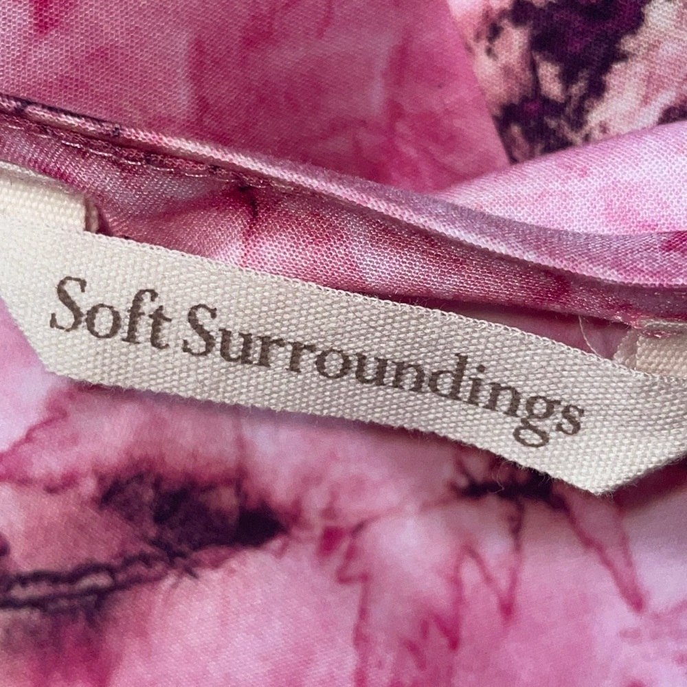 Soft Surroundings Abilene Overlap Back Top Blouse Shirt Tunic - Picture 12 of 16